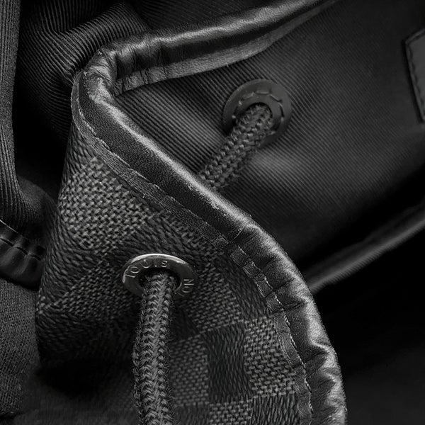 ルイヴィトン リュック ダミエ・グラフィット ザック・バックパック N40005 LOUIS VUITTON ヴィトン メンズ ブラック 黒