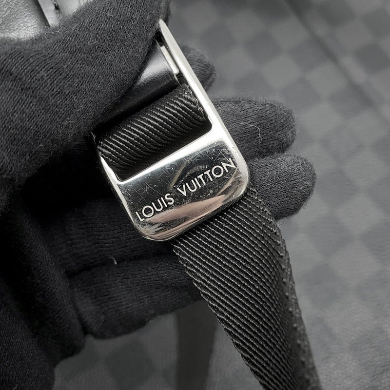 ルイヴィトン リュック ダミエ・グラフィット ザック・バックパック N40005 LOUIS VUITTON ヴィトン メンズ ブラック 黒