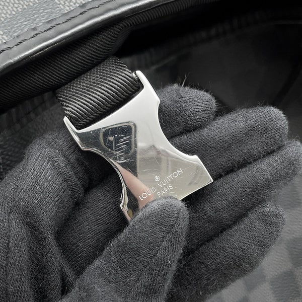 ルイヴィトン リュック ダミエ・グラフィット ザック・バックパック N40005 LOUIS VUITTON ヴィトン メンズ ブラック 黒
