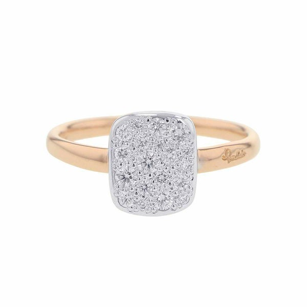 ポメラート リング サッビア ダイヤモンド19P 0.29ct K18PG リングサイズ53 PAB9032_O7000_DB000