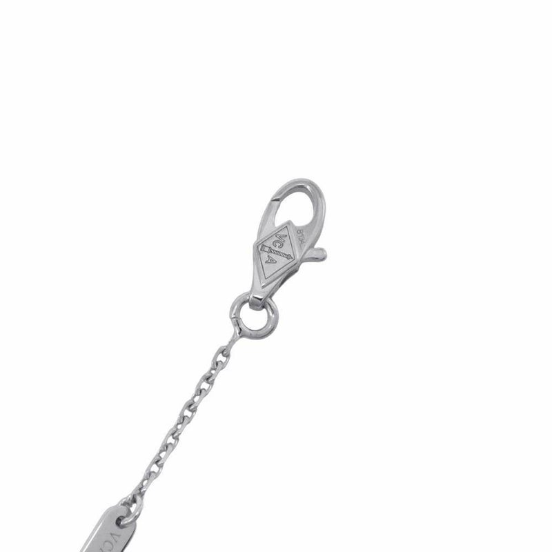 ヴァンクリ ネックレス スウィート アルハンブラ ペンダント ダイヤモンド 12P 0.08ct K18WGホワイトゴールド VCARO85900