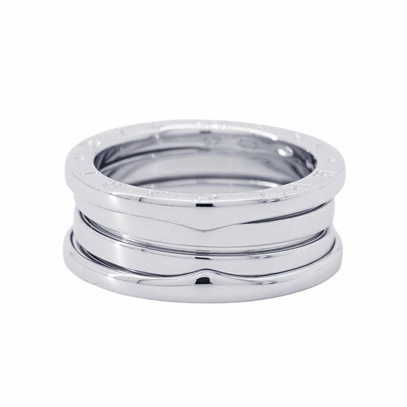 ブルガリ リング ビーゼロワン B-zero1 2バンド K18WGホワイトゴールド リングサイズ57 指輪 ジュエリー