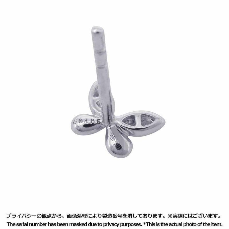 グラフ ピアス パヴェ バタフライ ダイヤモンド プティ スタッド ピアス ダイヤ 0.08ct K18WG RGE1563 GRAFF ジュエリー