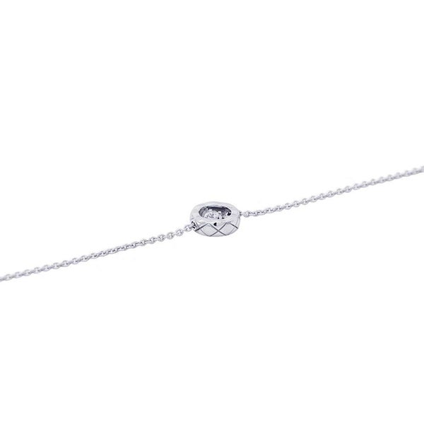 シャネル ブレスレット ココクラッシュ コレクション ダイヤモンド 1P 0.03ct K18WG J12304 CHANEL ジュエリー
