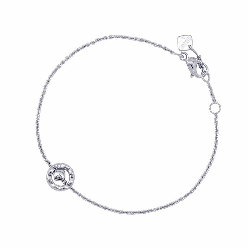 シャネル ブレスレット ココクラッシュ コレクション ダイヤモンド 1P 0.03ct K18WG J12304 CHANEL ジュエリー