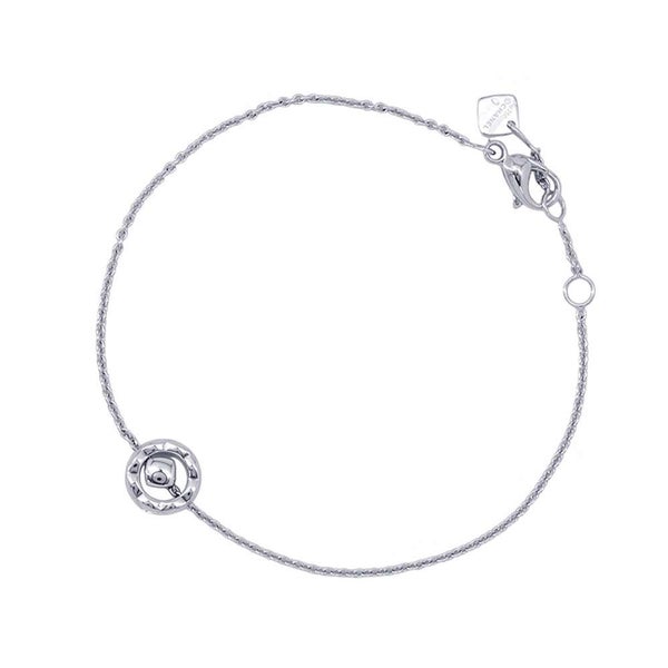 シャネル ブレスレット ココクラッシュ コレクション ダイヤモンド 1P 0.03ct K18WG J12304 CHANEL ジュエリー