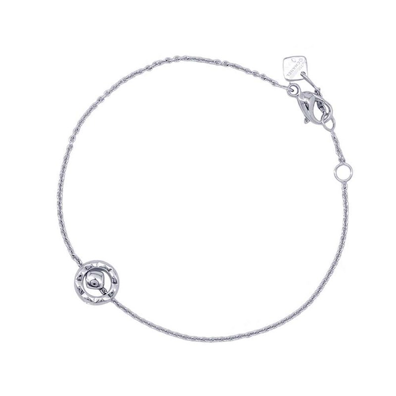 シャネル ブレスレット ココクラッシュ コレクション ダイヤモンド 1P 0.03ct K18WG J12304 CHANEL ジュエリー