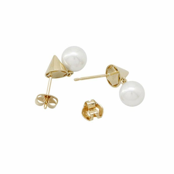 タサキ ピアス リファインド リベリオン プラス ピアス あこや真珠 K18YGイエローゴールド E-4154-18KYG TASAKI パール ジュエリー