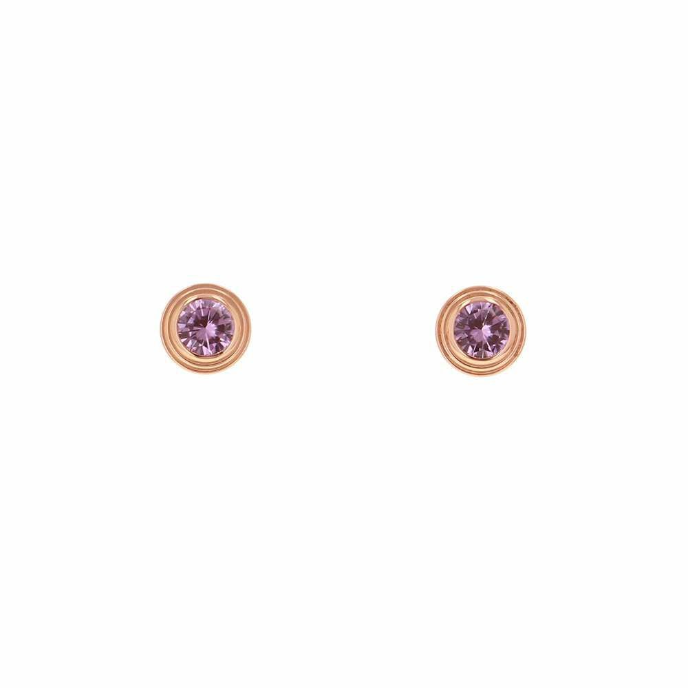カルティエ ピアス ダムール XS ピアス ピンクサファイア K18PGピンク