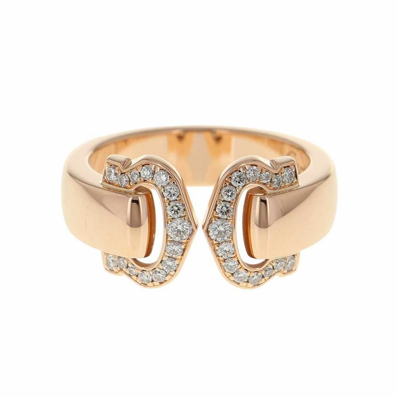 カルティエ リング 2C ブークルセ ダイヤモンド K18PGピンクゴールド リングサイズ51 Cartier 指輪 ジュエリー