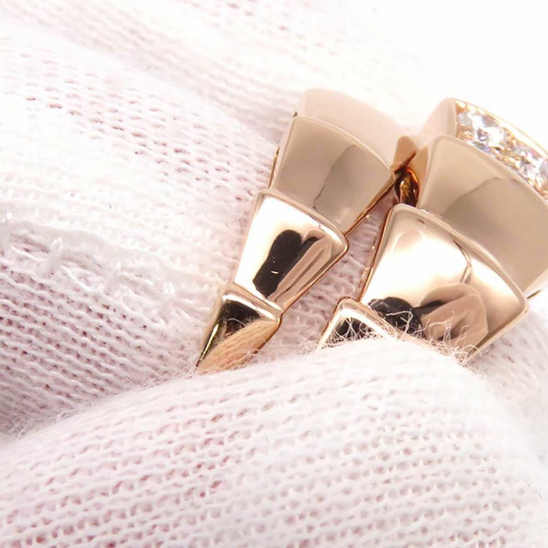 ブルガリ リング セルペンティ ヴァイパー ダイヤモンド 0.53ct K18PGピンクゴールド リングサイズM BVLGARI 指輪 ジュエリー