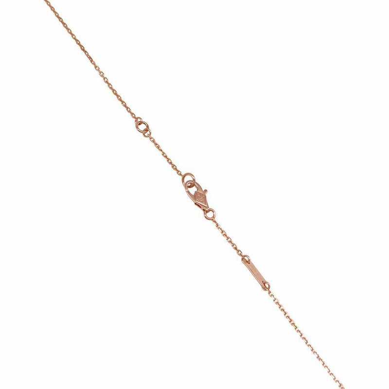 ヴァンクリーフ＆アーペル ネックレス スウィート アルハンブラ ペンダント カーネリアン K18PGピンクゴールド VCARN59M00