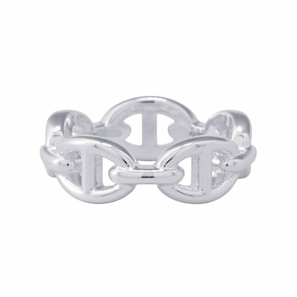 エルメス リング シェーヌダンクル アンシェネPM SV925シルバー リングサイズ54 HERMES ジュエリー 指輪