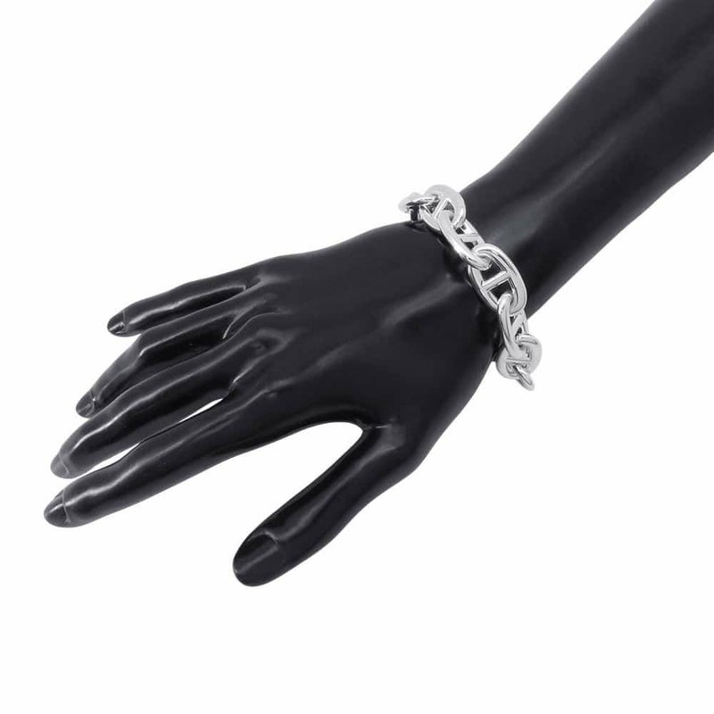 エルメス ブレスレット シェーヌダンクルTGM 11コマ SV925シルバー HERMES ジュエリー