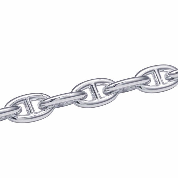 エルメス ブレスレット シェーヌダンクルGM 12コマ SV925シルバー HERMES ジュエリー