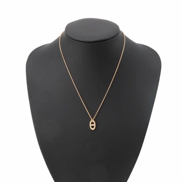 エルメス ネックレス シェーヌダンクル ファランドール PM K18PGピンクゴールド HERMES ジュエリー