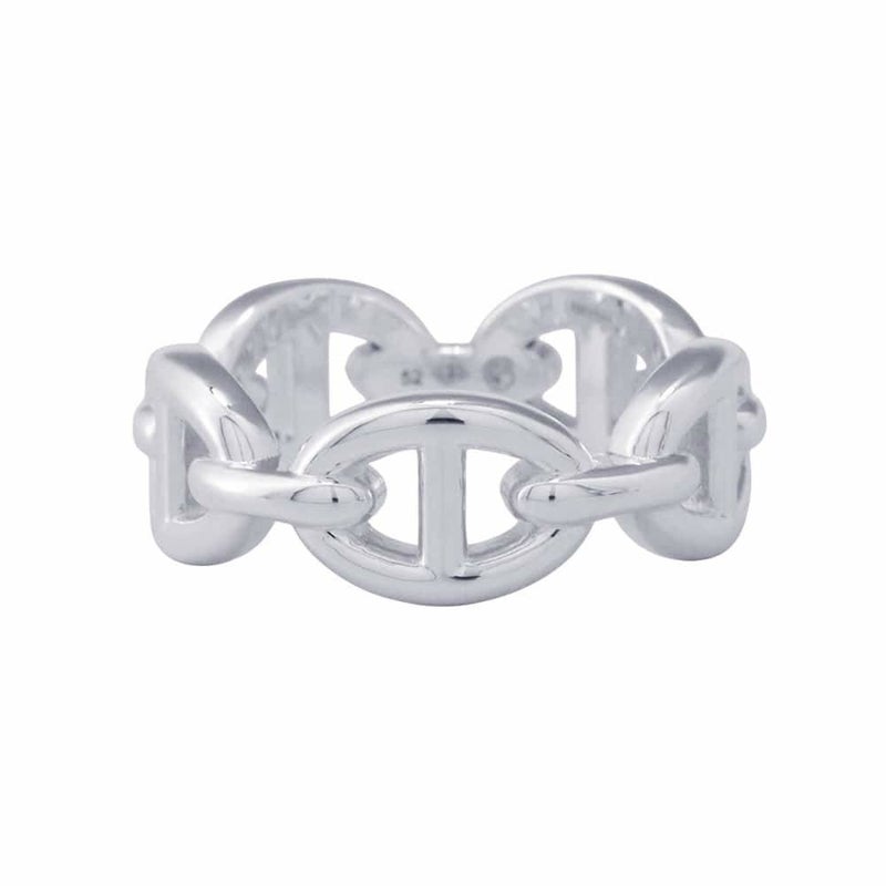 エルメス リング シェーヌダンクル アンシェネPM SV925シルバー リングサイズ52 HERMES ジュエリー 指輪