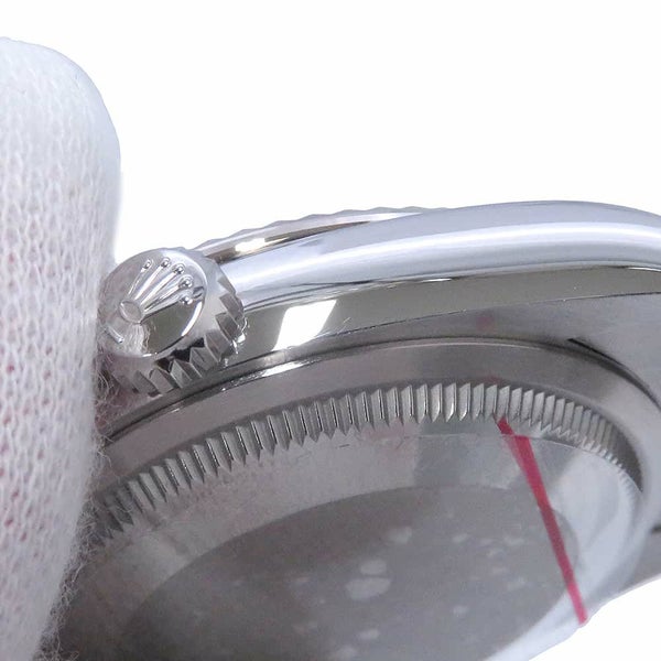 ロレックス デイトジャスト36 SS/K18WG ランダムシリアル ルーレット 126234 ROLEX 腕時計 ミントグリーン文字盤