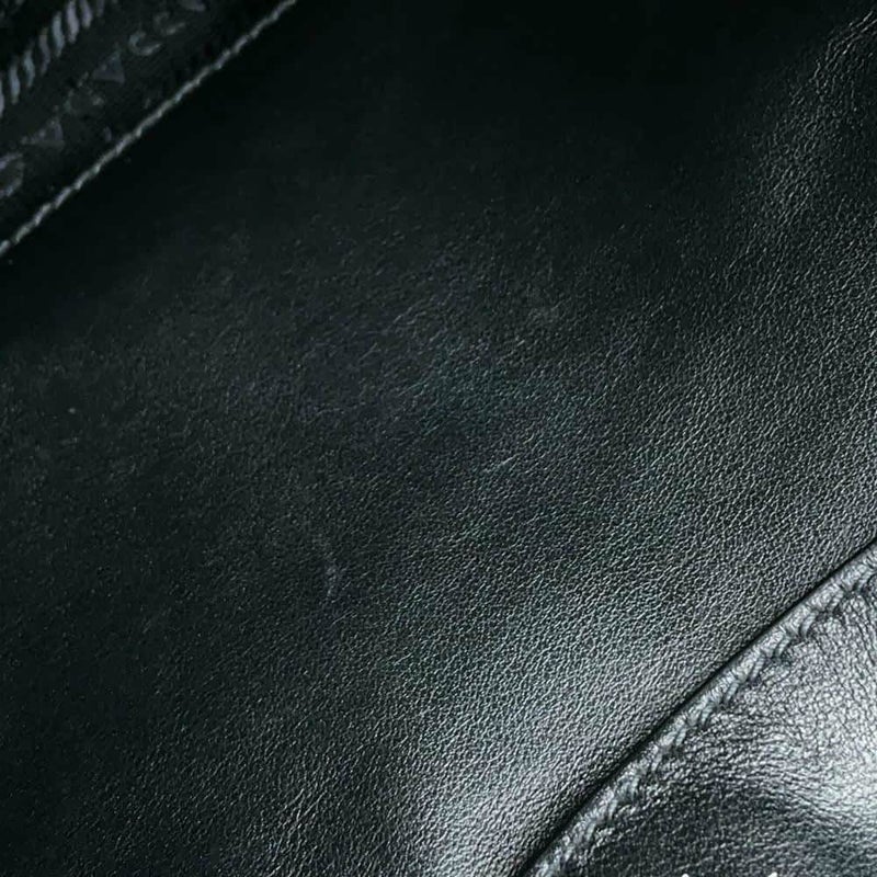 プラダ ハンドバッグ レオパード ナイロン ハラコ オーストリッチ 1BA004 PRADA バッグ 黒