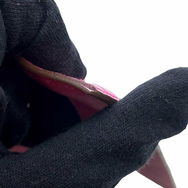 エルメス 長財布 ベアンスフレ ローズシェヘラザード/シルバー金具 アリゲーターシャイン D刻印 HERMES 財布