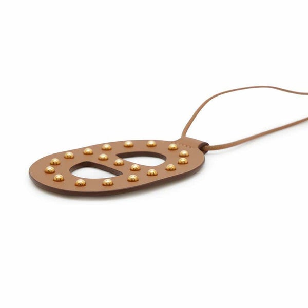 エルメス ネックレス シェーヌダンクルGM Chane d'Ancre ゴールド/ピンクゴールド金具 スイフト U刻印 HERMES アクセサリー ペンダント スタッズ