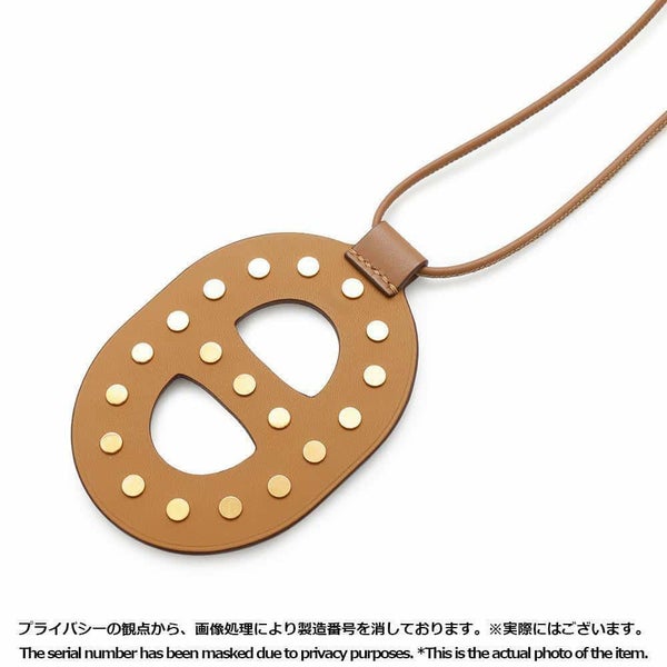 エルメス ネックレス シェーヌダンクルGM Chane d'Ancre ゴールド/ピンクゴールド金具 スイフト U刻印 HERMES アクセサリー ペンダント スタッズ