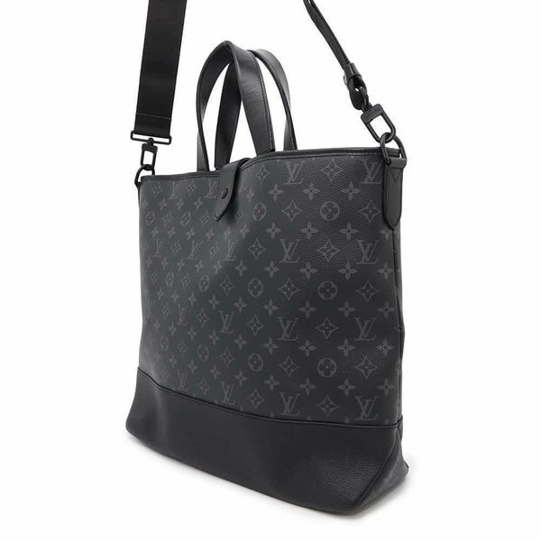 ルイヴィトン トートバッグ モノグラム・エクリプス ソミュール トート M45914 LOUIS VUITTON 2way 黒 ブラック
