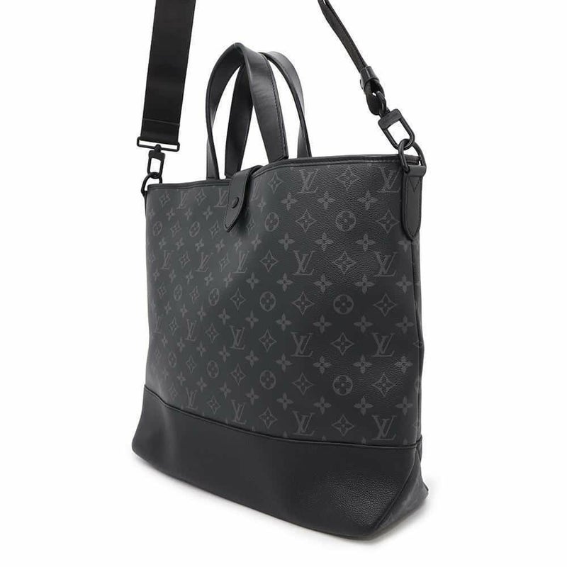 ルイヴィトン トートバッグ モノグラム・エクリプス ソミュール トート M45914 LOUIS VUITTON 2way 黒 ブラック