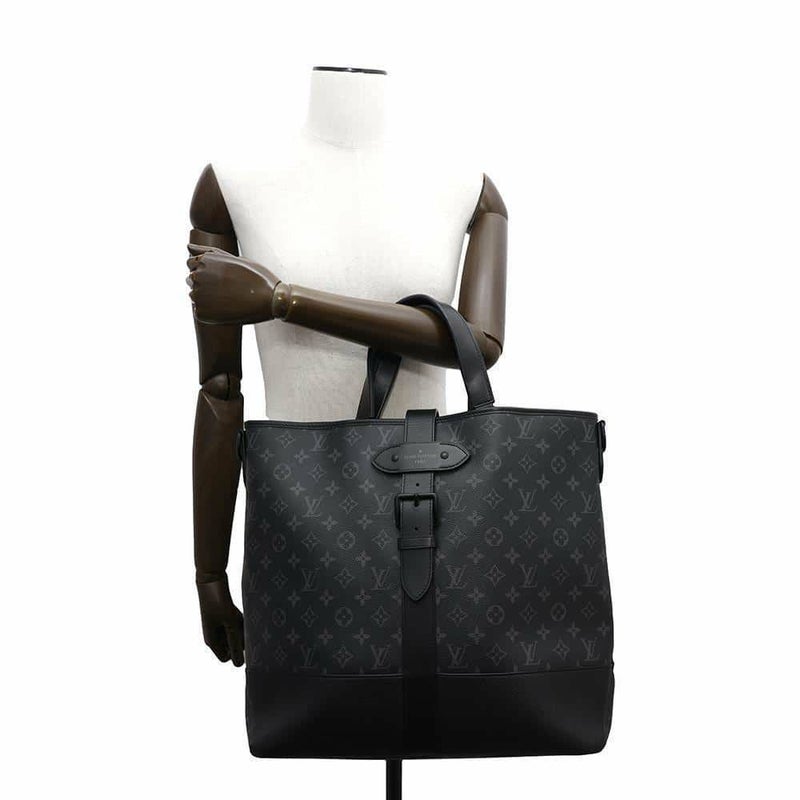 ルイヴィトン トートバッグ モノグラム・エクリプス ソミュール トート M45914 LOUIS VUITTON 2way 黒 ブラック