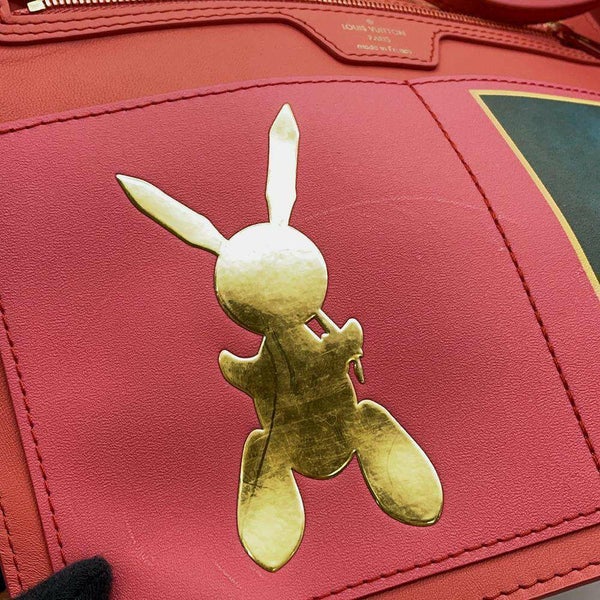 ルイヴィトン トートバッグ ネヴァーフルMM マスターズコレクション BOUCHER ポーチ付き M43357 ショルダーバッグ