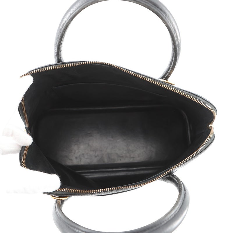 エルメス ハンドバッグ ボリード35 ブラック/ゴールド金具 アルデンヌ 〇W刻印 HERMES 2way 黒
