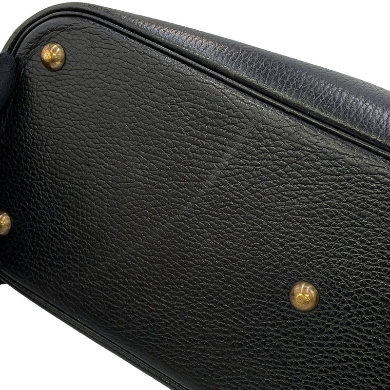 エルメス ハンドバッグ ボリード35 ブラック/ゴールド金具 アルデンヌ 〇W刻印 HERMES 2way 黒