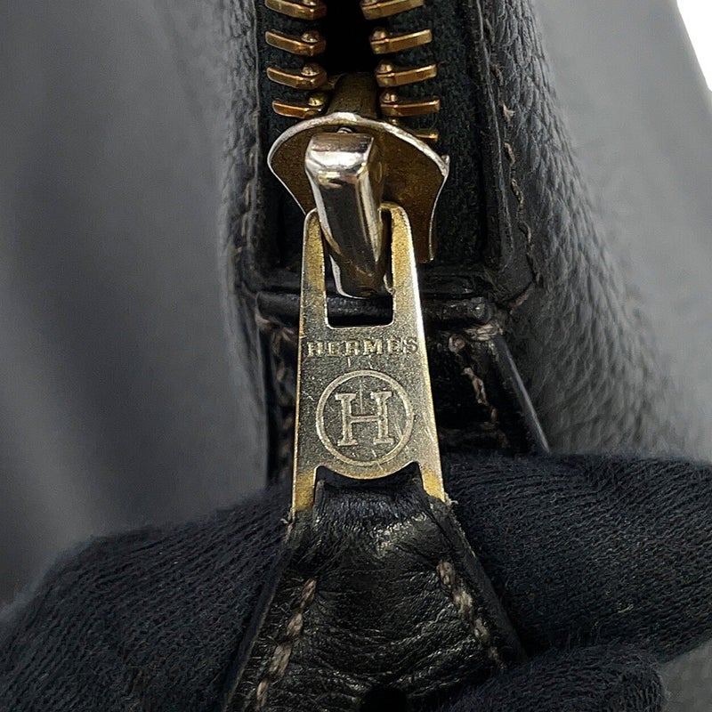 エルメス ハンドバッグ ボリード35 ブラック/ゴールド金具 アルデンヌ 〇W刻印 HERMES 2way 黒