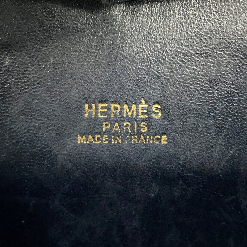エルメス ハンドバッグ ボリード35 ブラック/ゴールド金具 アルデンヌ 〇W刻印 HERMES 2way 黒