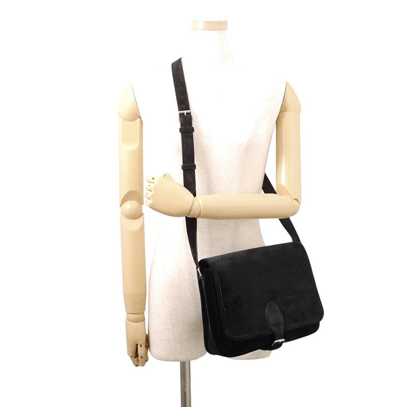 サンローランパリ ショルダーバッグ YSLモノグラム ベルベット 688253 SAINT LAURENT PARIS 黒