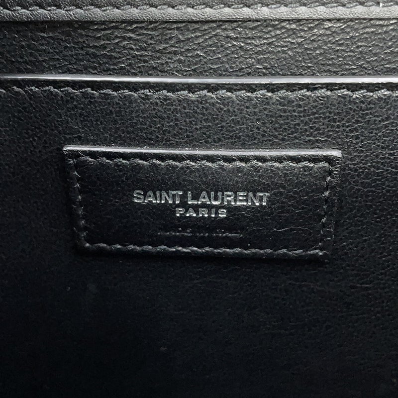 サンローランパリ ショルダーバッグ YSLモノグラム ベルベット 688253 SAINT LAURENT PARIS 黒