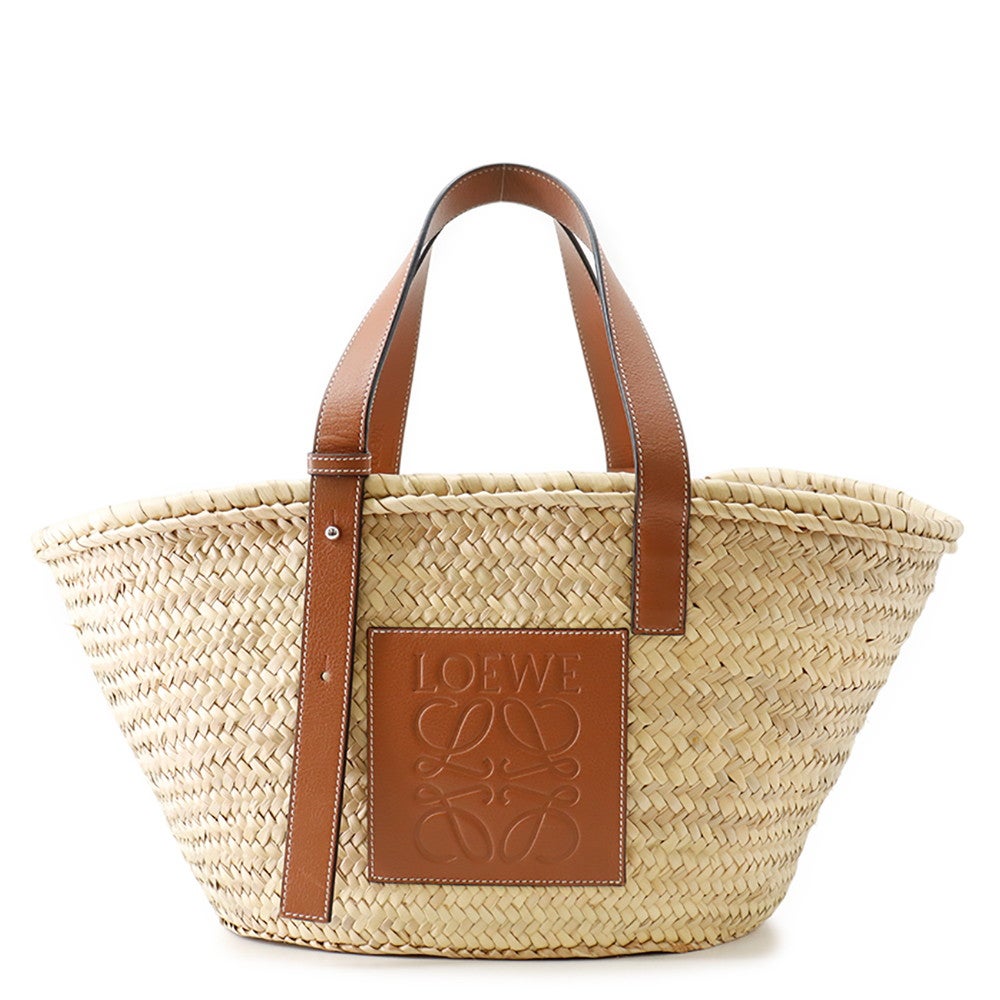 ロエベ トートバッグ アナグラム ラージ ラフィア 327.02.S81 LOEWE