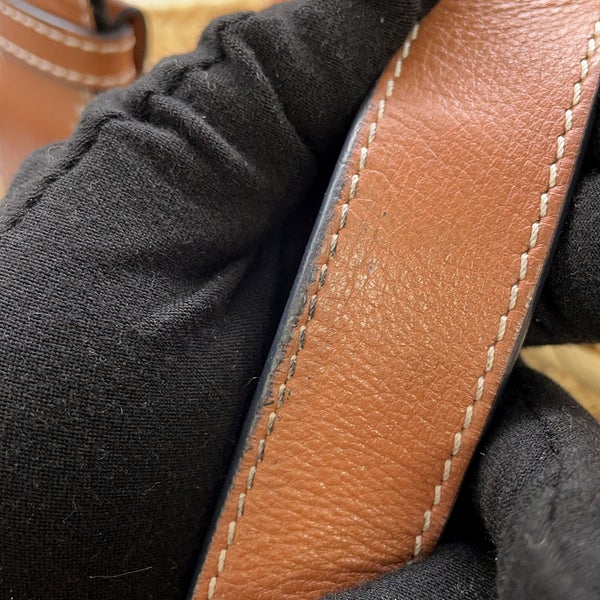ロエベ  トートバッグ アナグラム ラージ ラフィア 327.02.S81 LOEWE バスケットバッグ かごバッグ