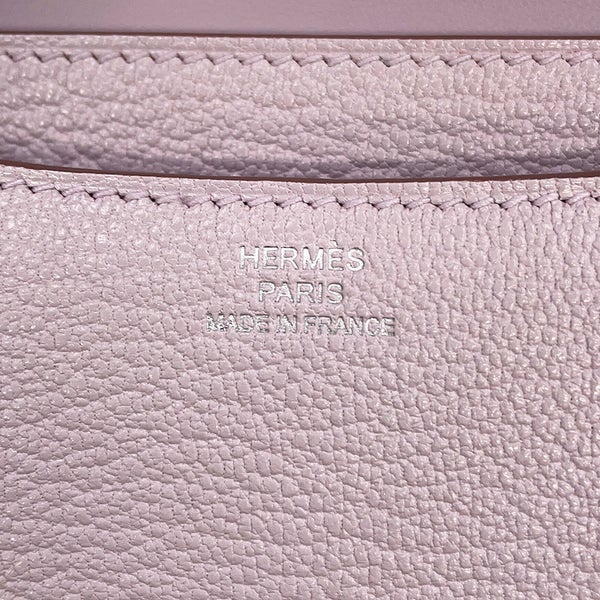 エルメス ショルダーバッグ ミニ コンスタンス3 ミロワール モーヴペール/シルバー金具 シェブルミゾル B刻印 HERMES