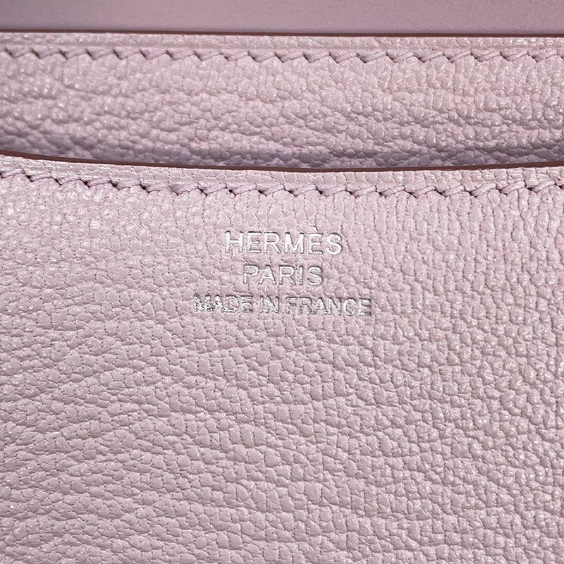 エルメス ショルダーバッグ ミニ コンスタンス3 ミロワール モーヴペール/シルバー金具 シェブルミゾル B刻印 HERMES