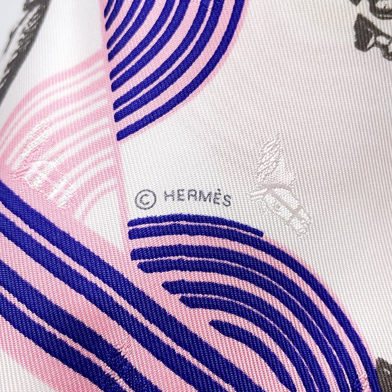 エルメス ストール トライアングル ジェアン ガルド・ローブ・ポップ Garde Robe Pop HERMES シルク 2022年春夏