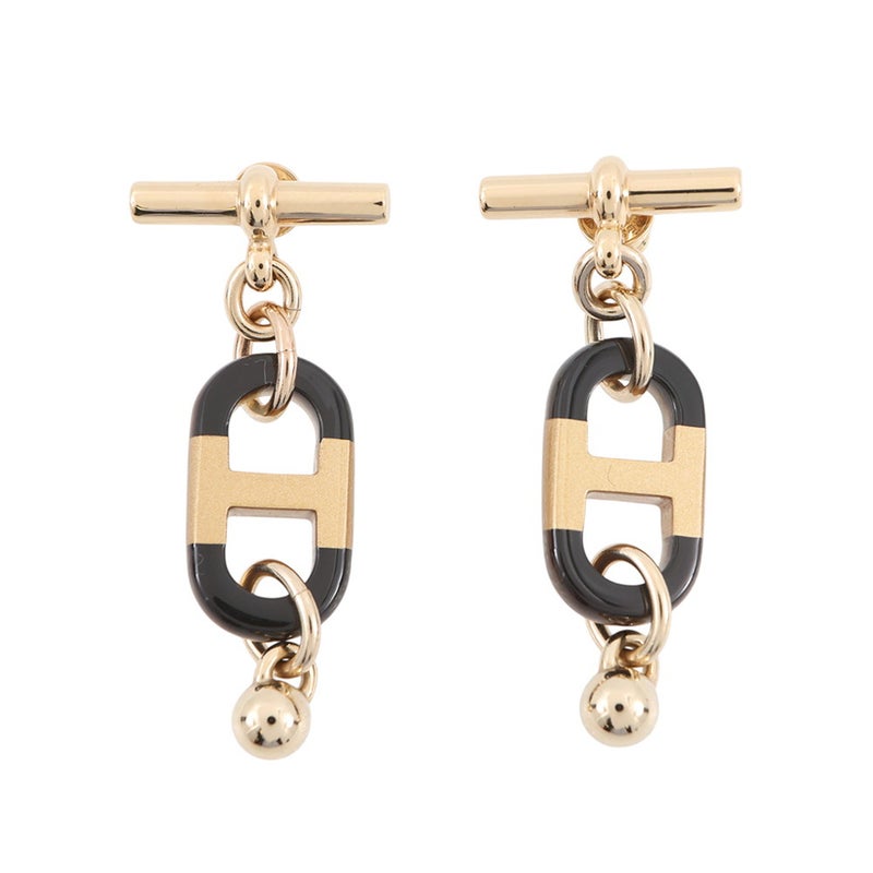 エルメス ピアス シュル・メール バッファローホーン メタル HERMES アクセサリー