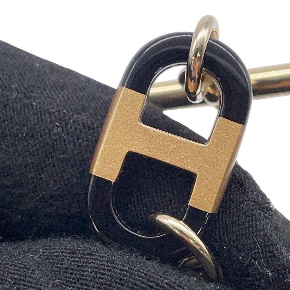 エルメス ピアス シュル・メール バッファローホーン メタル HERMES