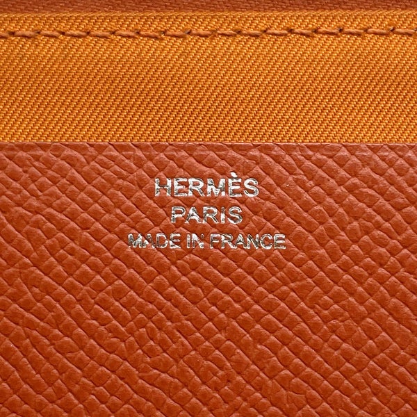 エルメス 長財布 ヌーヴォー・トゥー・ゴー・ジップ モーヴシルベストル/キュイーブル/シルバー金具 エプソン/スイフト U刻印