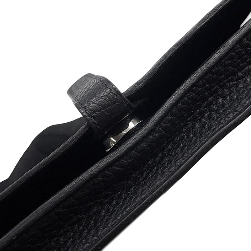 エルメス ウエストバッグ ドゴン ブラック/シルバー金具 トゴ