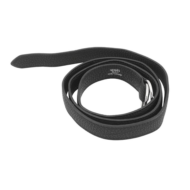 エルメス ウエストバッグ ドゴン ブラック/シルバー金具 トゴ