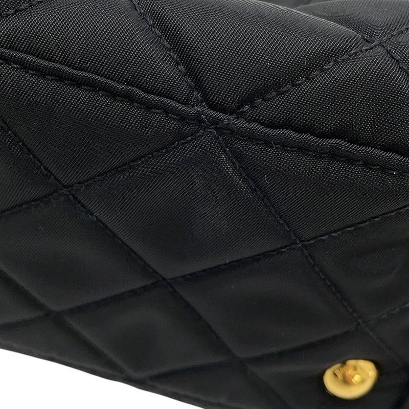 プラダ チェーンショルダーバッグ キルティング ナイロン BR4965 PRADA バッグ 黒