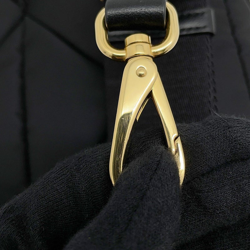 プラダ ショルダーバッグ キルティング トライアングルロゴ ナイロン 1BC232 PRADA 黒