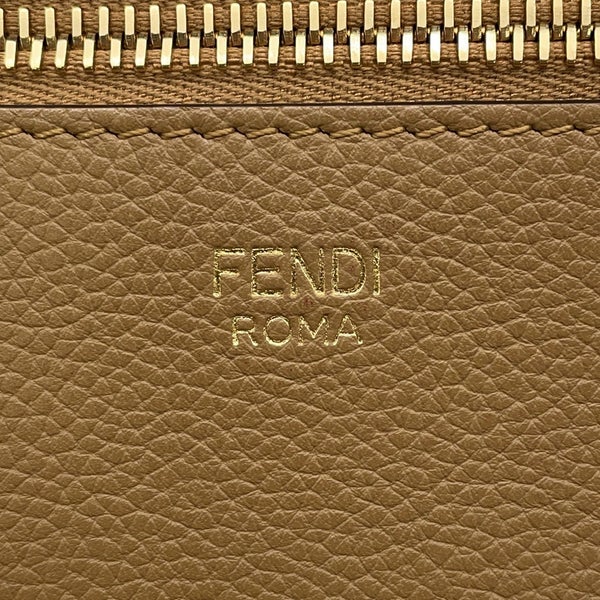 フェンディ トートバッグ ペカン ロール リバーシブルトート FFモチーフ ストライプ キャンバス/レザー 8BH425 FENDI バッグ