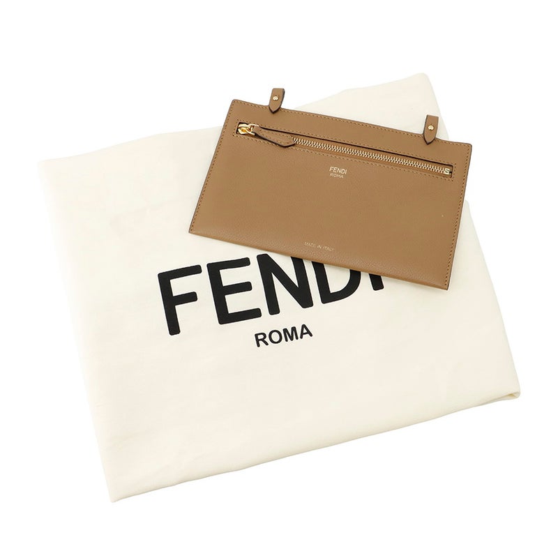 フェンディ トートバッグ ペカン ロール リバーシブルトート FFモチーフ ストライプ キャンバス/レザー 8BH425 FENDI バッグ